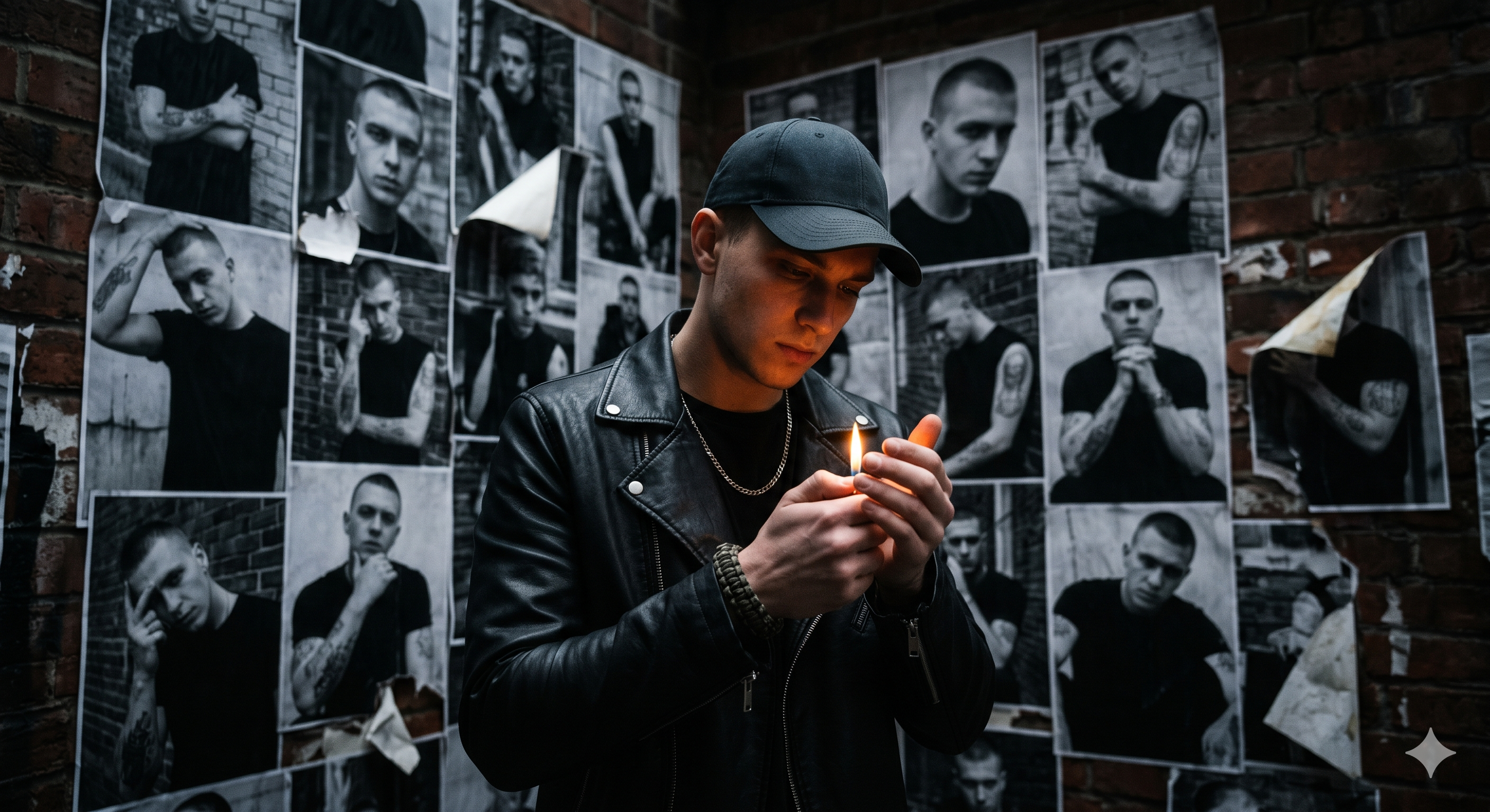 Dark Urban Portrait AI Prompt