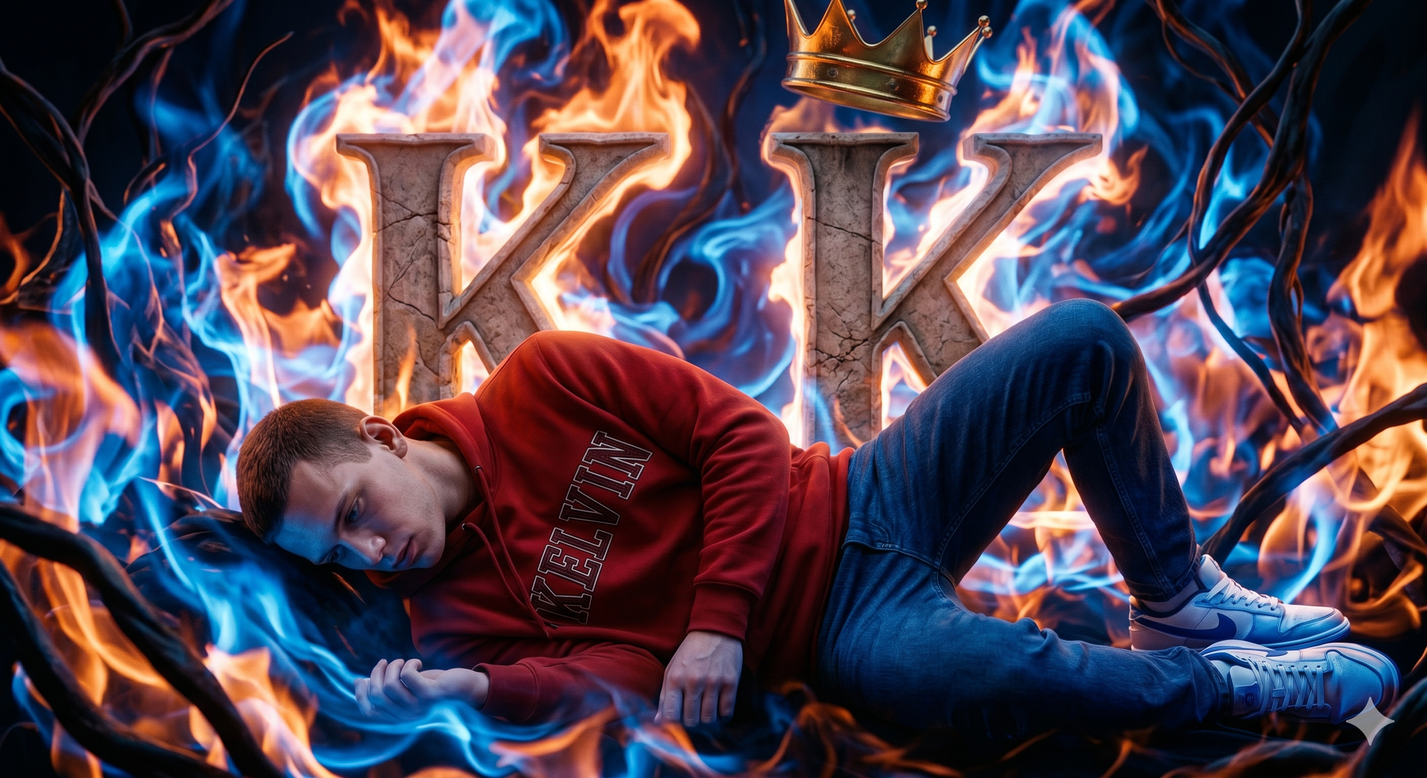 Fire Energy Portrait