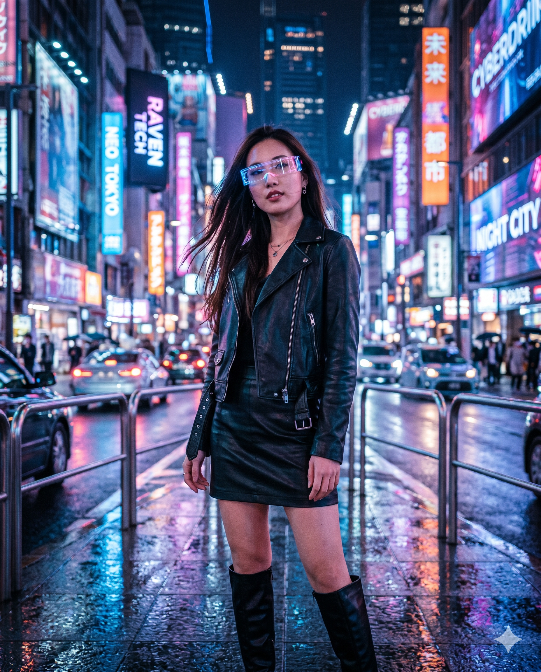 Neon Street Queen AI Photo Prompt