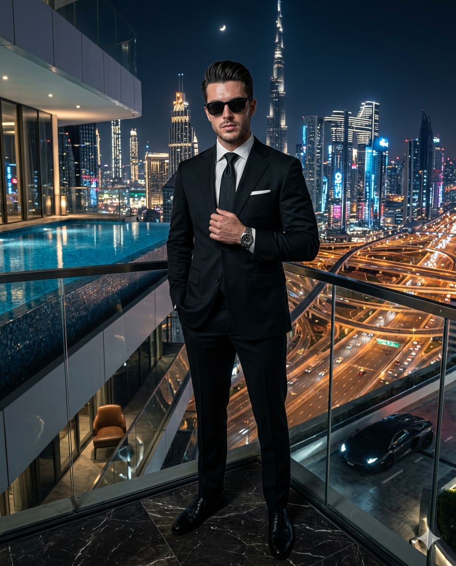 Luxury Penthouse King AI Photo Prompt