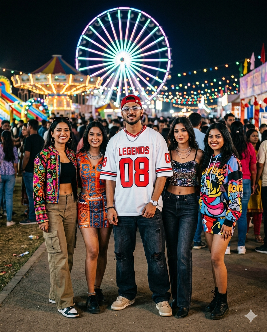 Festival Squad Style AI Photo Prompt